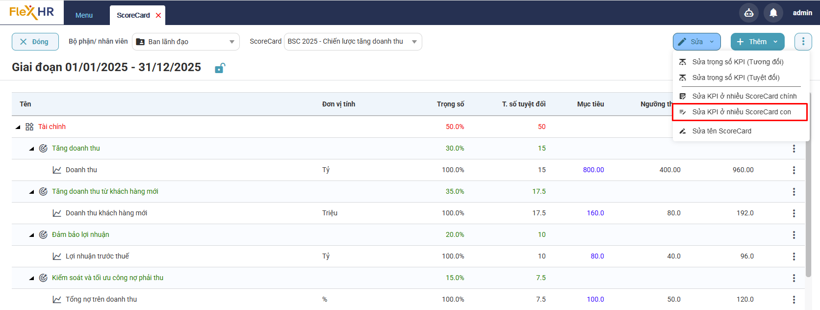 BSC KPI - Sua KPI o nhieu ScoreCard con - Menu.png